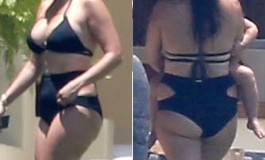 Kourtney Kardashian flaunts bikini body 5 months after giving birth