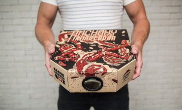 This Pizza Hut box transforms into a motion picture and film projector