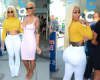 Amber Rose & Blac Chyna arrive in sexy outfits to LA launch