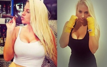 Woman Forced to Fight In Heavier Weight Class Due to Large Breasts (Pics)