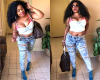 Afrocandy flaunts body and pubic hair on social media
