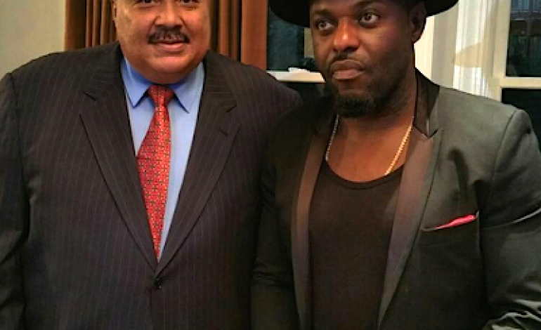 Jim Iyke meets Martin Luther King Jr III and other US black group leaders