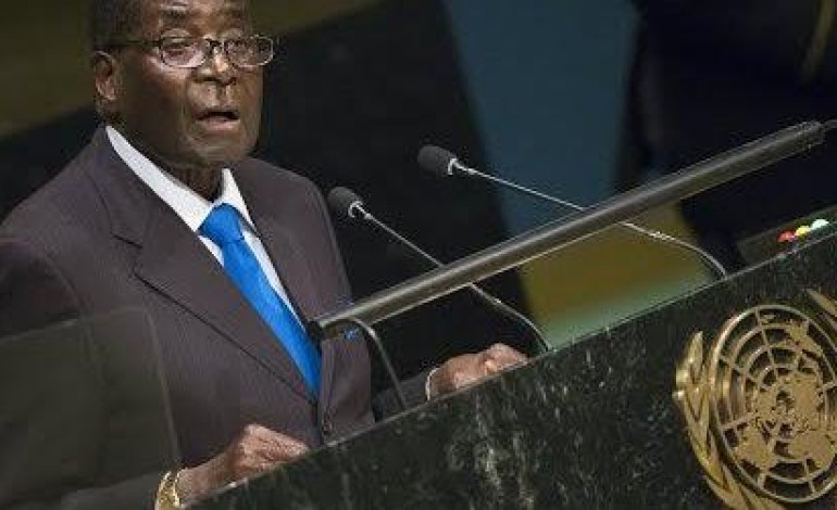 ‘We are not gays ‘ – Robert Mugabe tells UN General Assembly