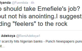 Funmi Iyanda doesn't feel Emefiele is capable of running the CBN