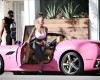 Amber Rose Hits Town With Her Expensive Pink Ferrari