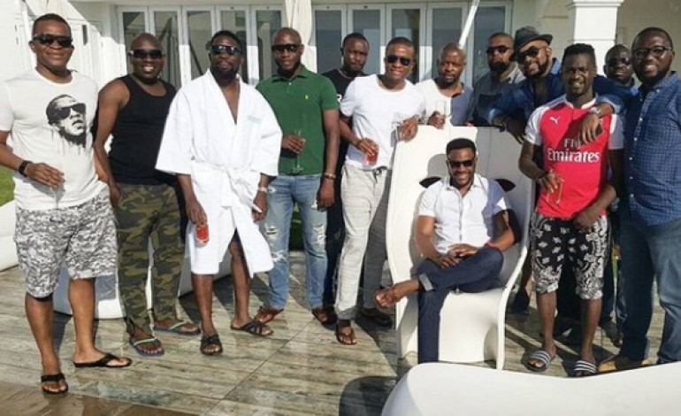 PHOTOS: Ebuka Obi’s Surprise Bachelor Party in South Africa