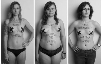 Women strip naked to stop rape and victim shaming (photos)