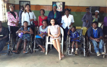 Photos: Iara Oshiomhole visits orphanage in Edo state