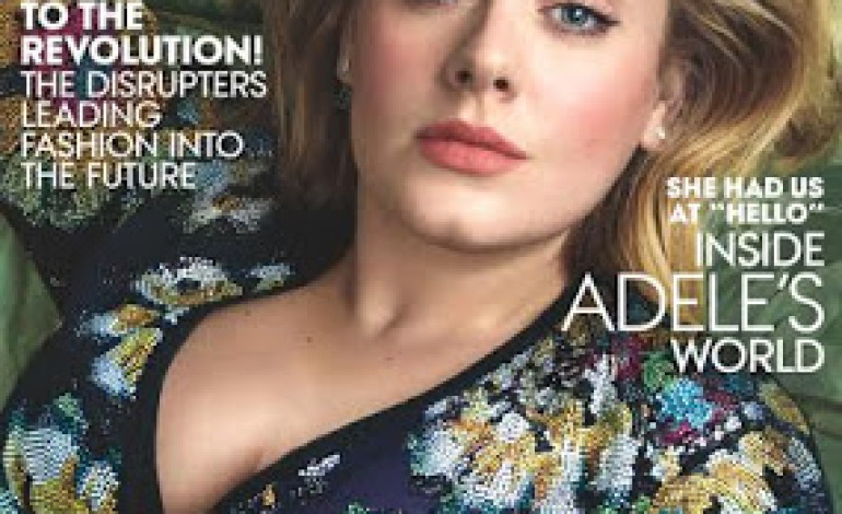 Adele covers new issue of Vogue Magazine