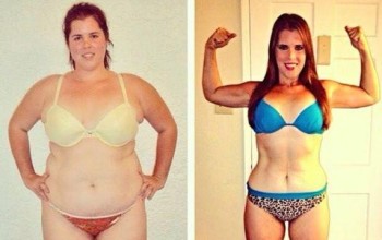 Obese Woman sheds 4 and half stone to land her high school crush