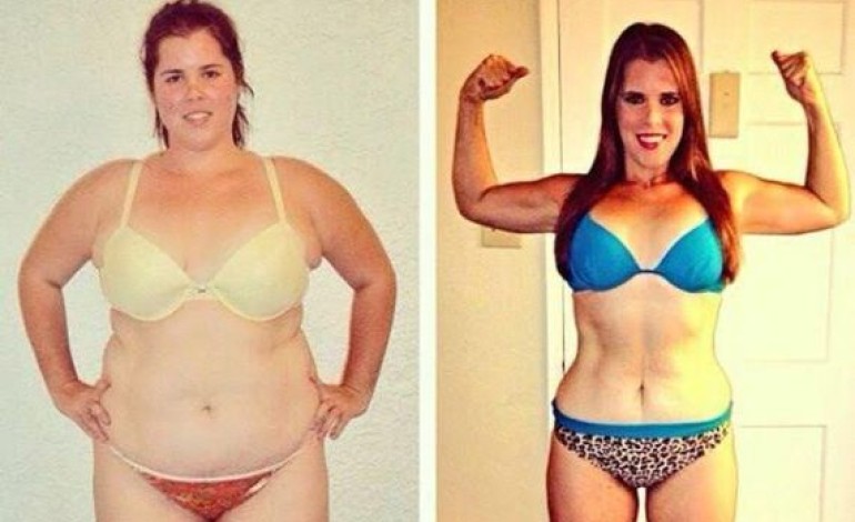 Obese Woman sheds 4 and half stone to land her high school crush
