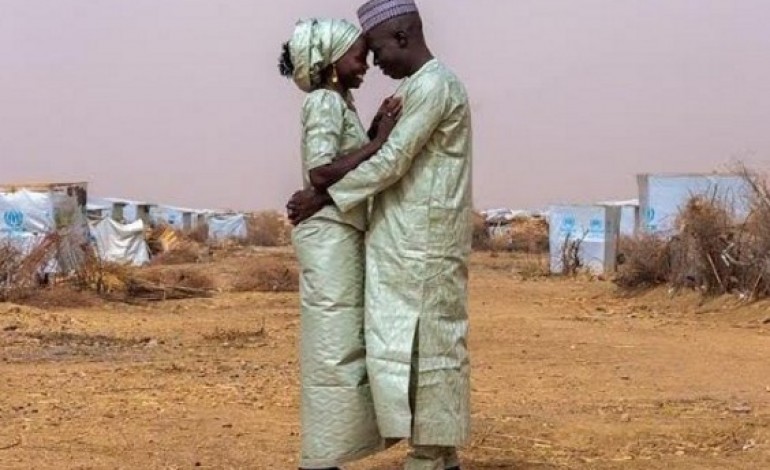 Awww…Couple Separated by Boko Haram Reunite and Wed At Refugee Camp