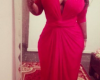 Toolz shows off hot figure in sexy wrap dress (photos)