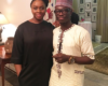 Julius Agwu meets novelist - Chimamanda Adichie at a cocktail party in Lagos