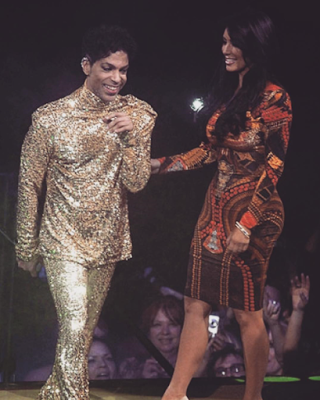 Video: Kim Kardashian shares photo of when she  was on stage with the legendary Prince but fans make fun of her