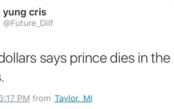 Someone else predicted Prince's death last week