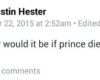 Turns out someone predicted Prince's death a year ago..on April 22nd 2015