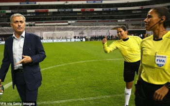 Jose Mourinho back to coaching, but its not Man U.. and he lost 8-9 (photos)