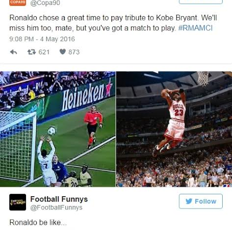 Twitter users come for Cristiano Ronaldo after his ‘slam-dunk’ basket-ball like goal last night