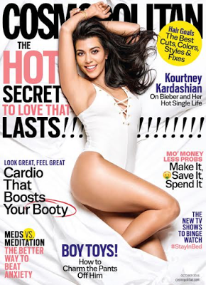 Kourtney Kardashian on Kim, Taylor Swift & her relationship with Scott Disick as she graces the cover of Cosmopolitan Mag