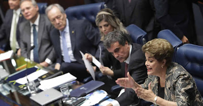 Brazil’s first female President Dilma Rousseff impeached; Senate votes 61 to 20 to convict her of breaking budget laws