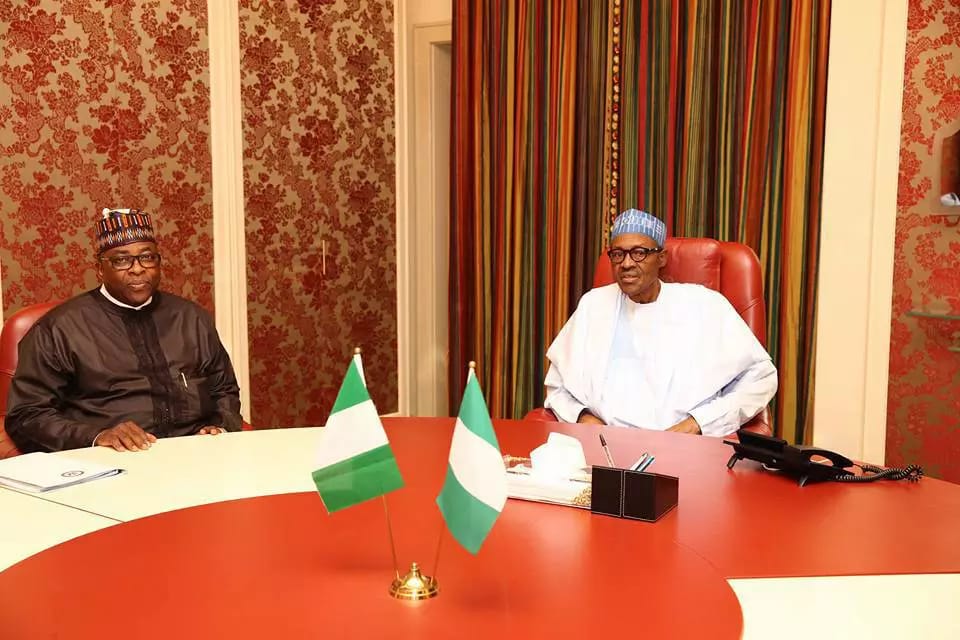 Buhari receives the Governor of Bauchi State