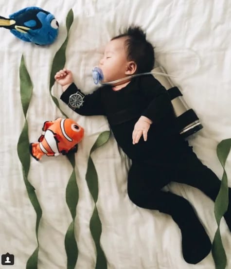 see what this mother did to her sleeping baby