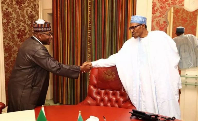 SEE who visited President Buhari this evening