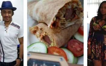 OAP Freeze showers his new lady with love for making sweet Shawarma for him