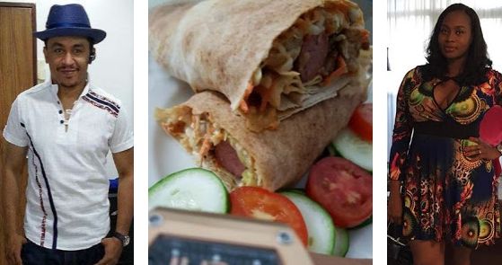 OAP Freeze showers his new lady with love for making sweet Shawarma for him
