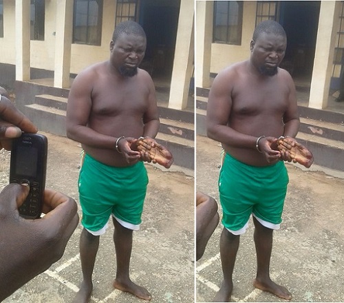 Suspected Ritualist Caught With Human Hand