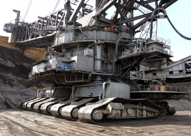 The largest excavator  bagger