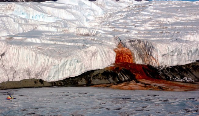 This glacier bleeds! Scientists reveal the mystery that turns water into blood