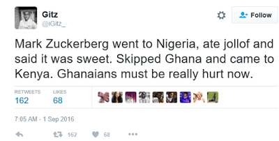 Ghanaians react to Kenyans making fun of them due to Mark Zuckerberg’s lack of visit to Ghana