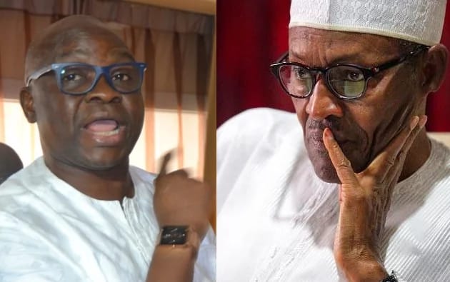 Unbelievable! After much bickering this is how Buhari just FAVOURED Fayose