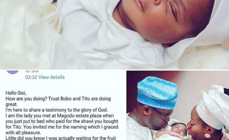 Awwww! This lady’s testimony would make you melt and trust God more