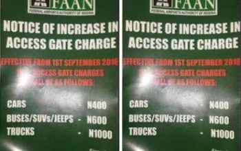Airport 100% toll gate increase not effective in Lagos