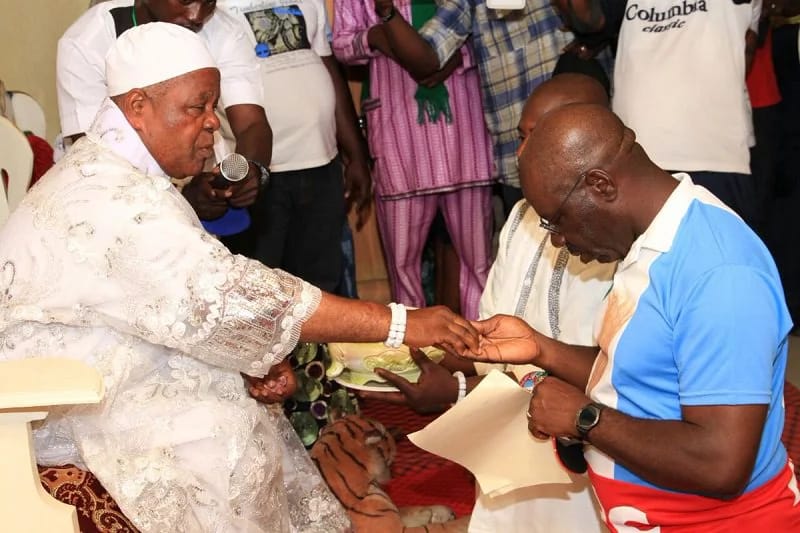 HRH Igbinidu praying for Obaseki ahead Edo election