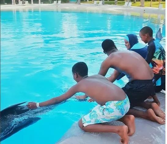 See what Sani Abacha’s grandchildren were spotted doing in Dubai (photos)