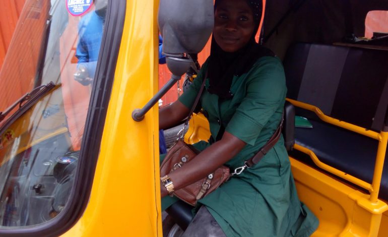Brave way female tricycle driver conquered tough Lagos life to cater for family