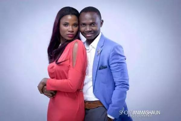 Nigeria’s CUTEST comedian celebrates 4 years of marriage with wife (photos)