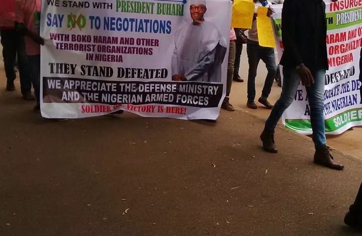 Chibok girls swap: Protesters hit Abuja