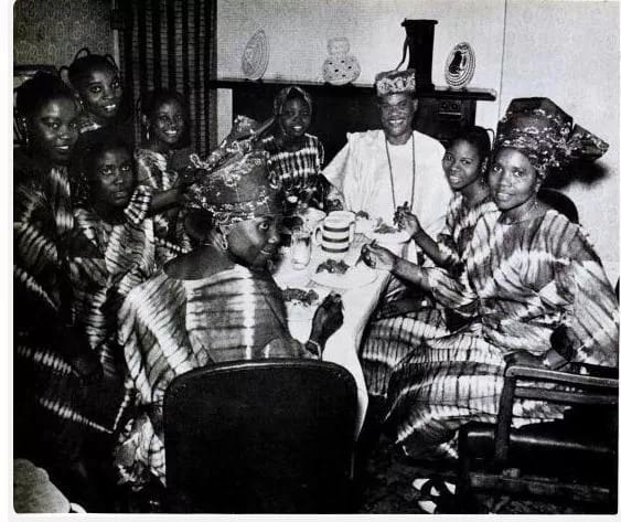 ogunde and his eight wives in Londo