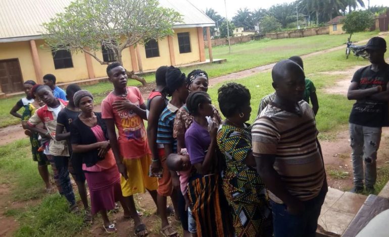 Edo guber: INEC begins distribution of PVCs to voters (photos)