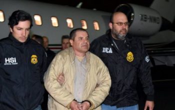 Photos of Drug Lord El Chapo As He Arrives US After Being Extradited