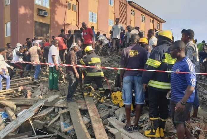 4 Dead, Scores Trapped in Lagos Building Collapse