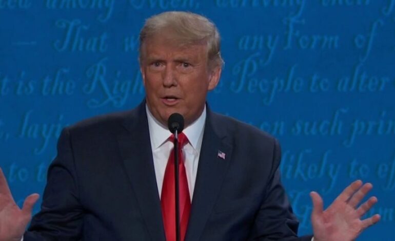 Trump’s debate mic appeared to cut off during health care answer